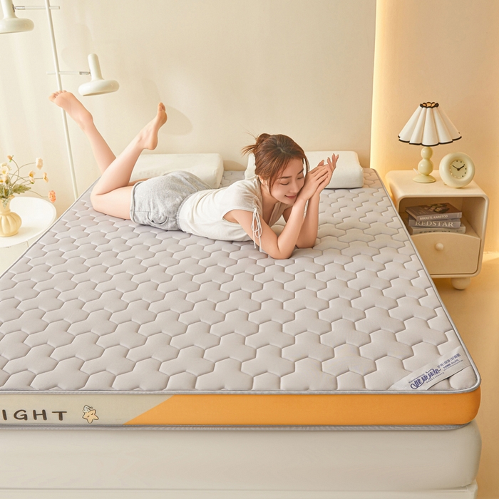 91家纺网 家纺一手货源 找家纺 （总）水妙家纺 2025新款高密度乳胶记忆海绵床垫厚度9cm回弹性好家用海绵床垫