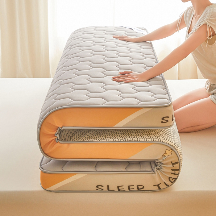 91家纺网 家纺一手货源 找家纺 （总）水妙家纺 2025新款高密度乳胶记忆海绵床垫厚度9cm回弹性好家用海绵床垫