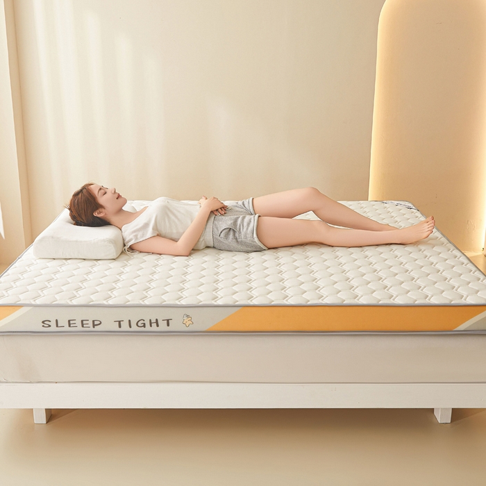 91家纺网 家纺一手货源 找家纺 水妙家纺 2025新款高密度乳胶记忆海绵床垫厚度9cm回弹性好家用海绵床垫 六边形白