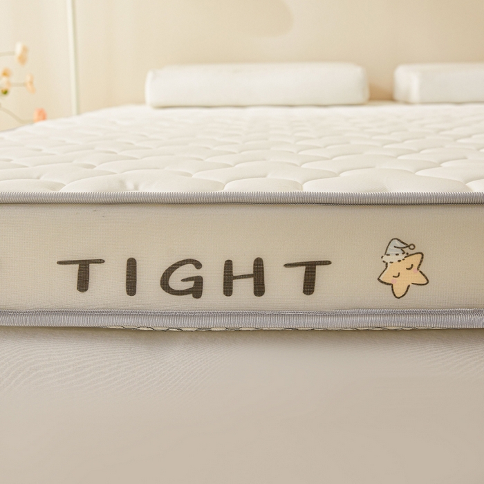 91家纺网 家纺一手货源 找家纺 水妙家纺 2025新款高密度乳胶记忆海绵床垫厚度9cm回弹性好家用海绵床垫 三角格白