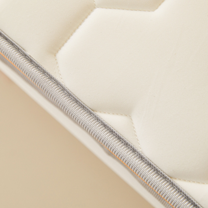 91家纺网 家纺一手货源 找家纺 水妙家纺 2025新款高密度乳胶记忆海绵床垫厚度9cm回弹性好家用海绵床垫 三角格白