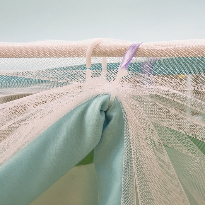 91家纺网 家纺一手货源 找家纺 水妙家纺 2025年新款强遮光学生上下铺床帘蚊账 干饭熊宝