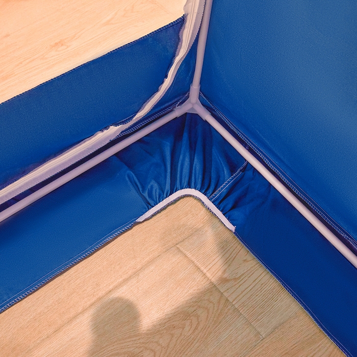 91家纺网 家纺一手货源 找家纺 水妙家纺 2025年新款强遮光学生上下铺床帘蚊账 欢乐小狗