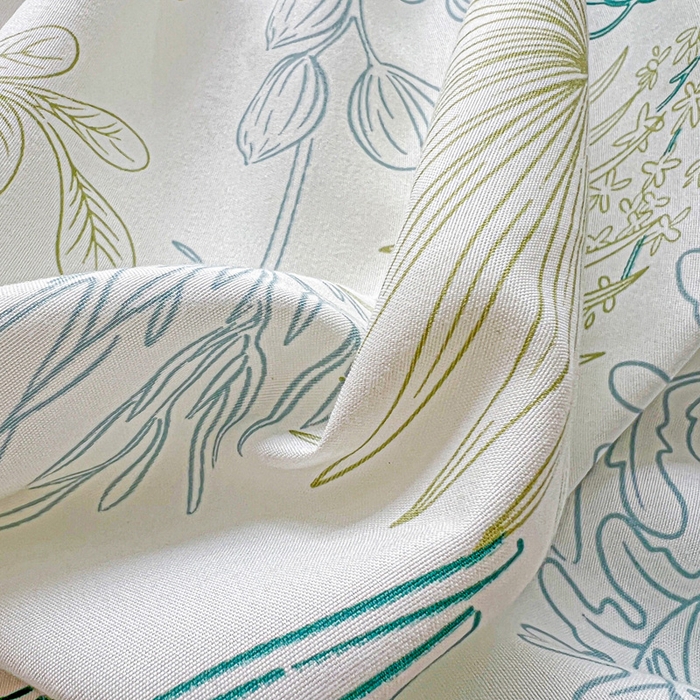 91家纺网 家纺一手货源 找家纺 朵朵家纺 2025新款超柔水洗棉云感印花单床笠床垫保护套床笠（床垫保护套可定制尺寸 ）-场景二 春晓