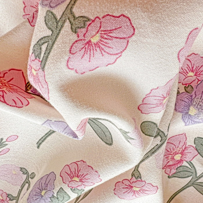 91家纺网 家纺一手货源 找家纺 朵朵家纺 2025新款超柔水洗棉云感印花单床笠床垫保护套床笠（床垫保护套可定制尺寸 ）-场景二 花开满树