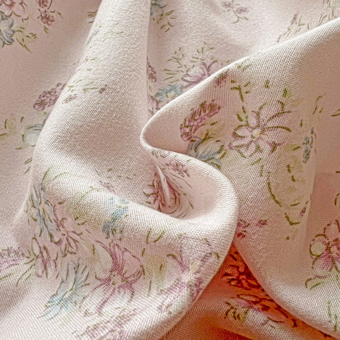 91家纺网 家纺一手货源 找家纺 朵朵家纺 2025新款超柔水洗棉云感印花单床笠床垫保护套床笠（床垫保护套可定制尺寸 ）-场景二 花梦