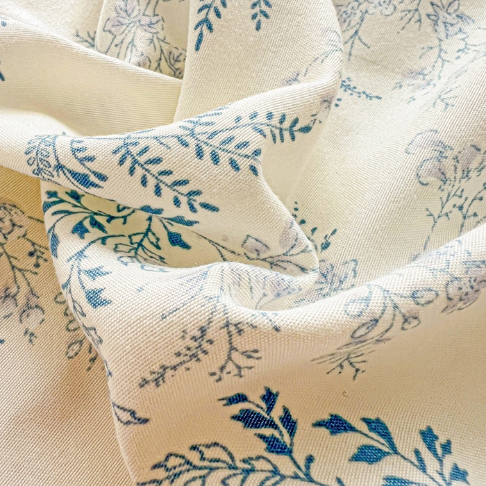 91家纺网 家纺一手货源 找家纺 朵朵家纺 2025新款超柔水洗棉云感印花单床笠床垫保护套床笠（床垫保护套可定制尺寸 ）-场景二 蓝颜