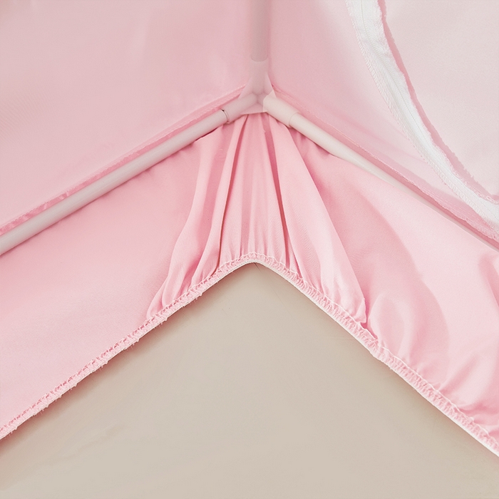 91家纺网 家纺一手货源 找家纺 水妙家纺 2025新款加厚强遮光蚊账学生宿舍上下铺130克斜纹加厚床帘蚊账 公主请发财