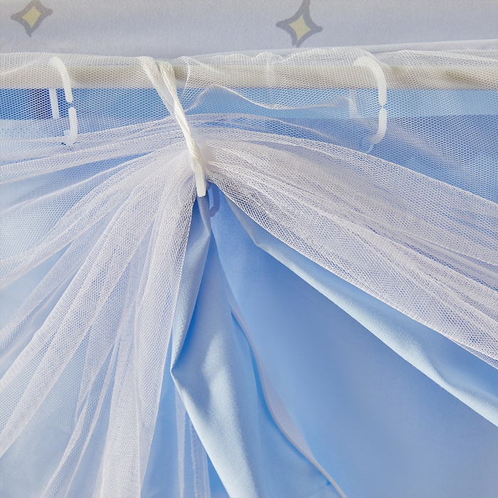 91家纺网 家纺一手货源 找家纺 水妙家纺 2025新款加厚强遮光蚊账学生宿舍上下铺130克斜纹加厚床帘蚊账 暴富发财