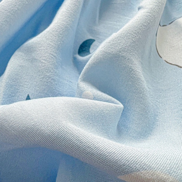 91家纺网 家纺一手货源 找家纺 朵朵家纺 2025新款超柔水洗棉云感印花单床笠床垫保护套床笠（床垫保护套可定制尺寸 ）-场景二 星空兔