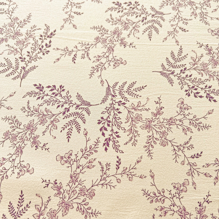 91家纺网 家纺一手货源 找家纺 朵朵家纺 2025新款超柔水洗棉云感印花单床笠床垫保护套床笠（床垫保护套可定制尺寸 ）-场景二 紫颜