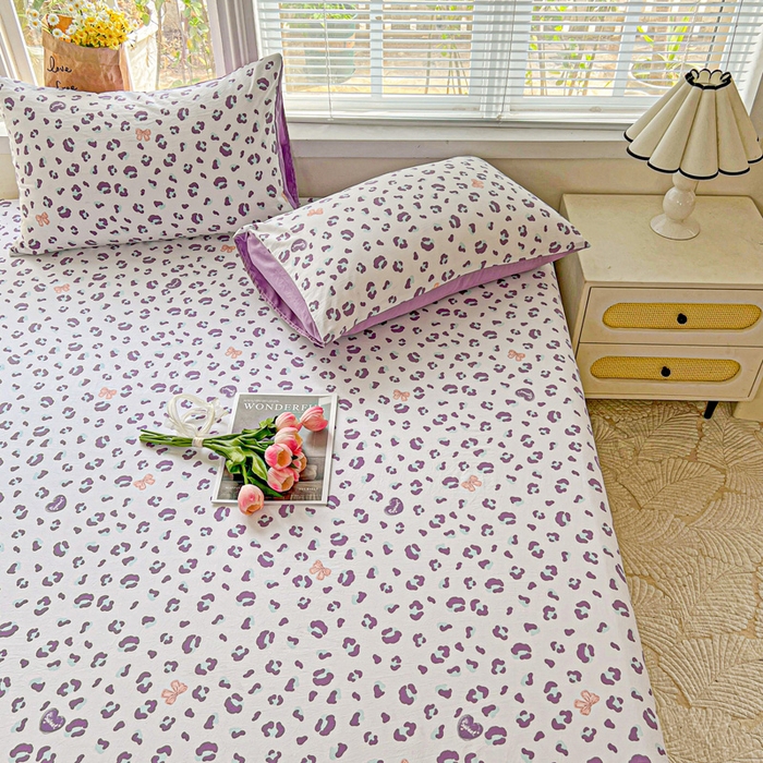 91家纺网 家纺一手货源 找家纺 朵朵家纺 2025新款超柔水洗棉云感印花单床笠床垫保护套床笠（床垫保护套可定制尺寸 ）-场景一 么么哒