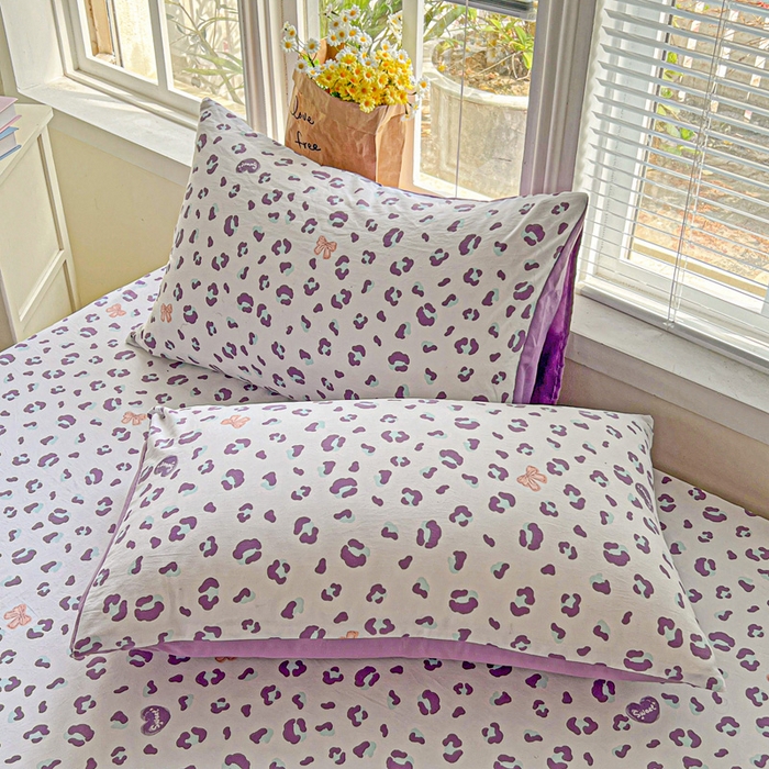 91家纺网 家纺一手货源 找家纺 朵朵家纺 2025新款超柔水洗棉云感印花单床笠床垫保护套床笠（床垫保护套可定制尺寸 ）-场景一 么么哒