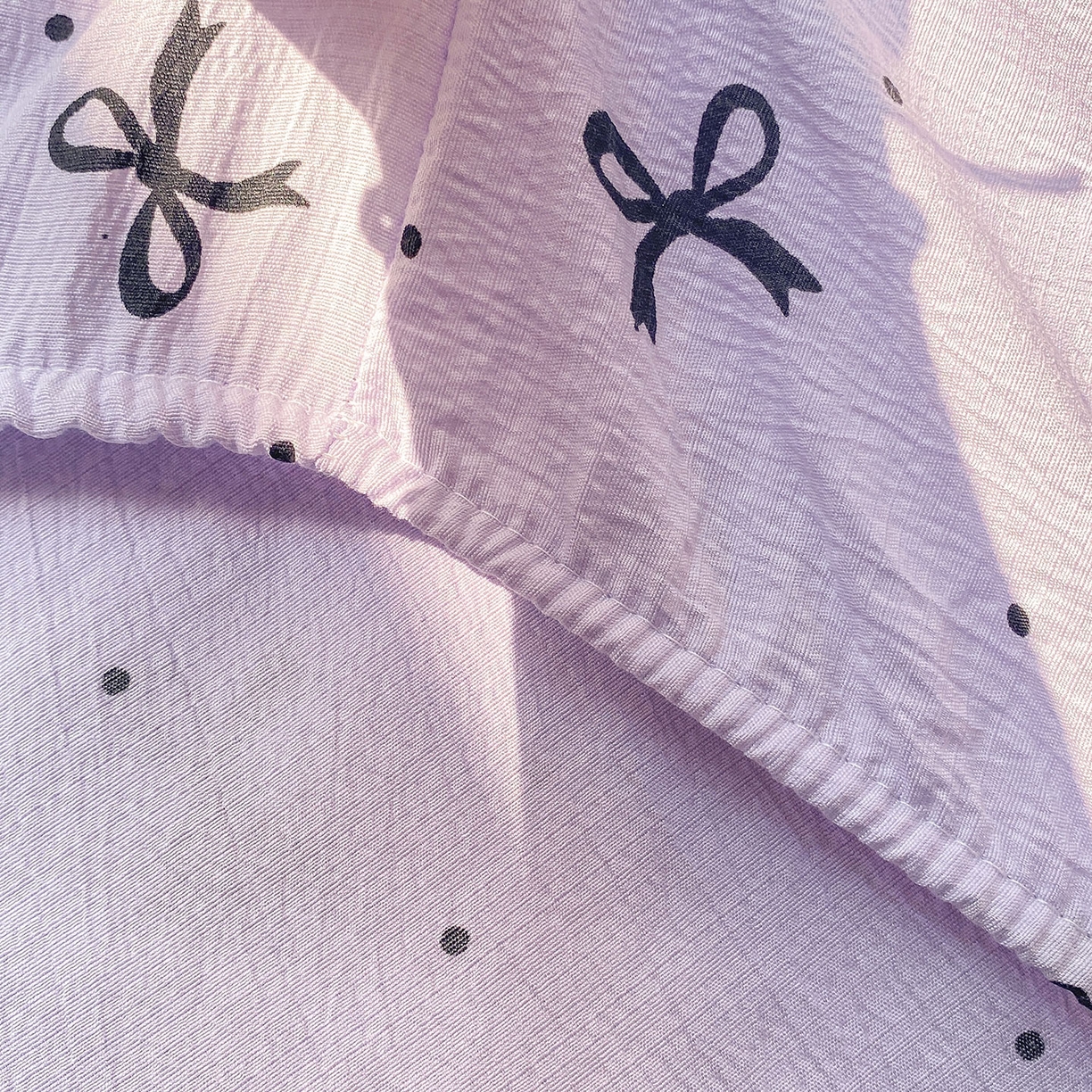 91家纺网 家纺一手货源 找家纺 （总）眠势力 2025新款云感双层纱床笠三件套ins奶油风云感床垫保护套四季款