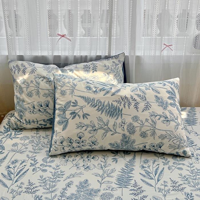 91家纺网 家纺一手货源 找家纺 朵朵家纺 2025新款超柔水洗棉云感印花单床笠床垫保护套床笠（床垫保护套可定制尺寸 ）-场景一 恋爱季节