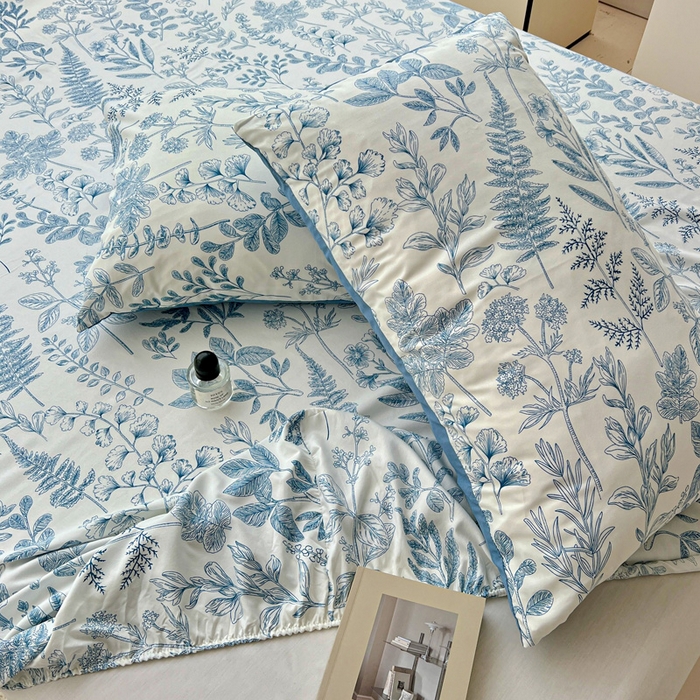 91家纺网 家纺一手货源 找家纺 朵朵家纺 2025新款超柔水洗棉云感印花单床笠床垫保护套床笠（床垫保护套可定制尺寸 ）-场景一 恋爱季节