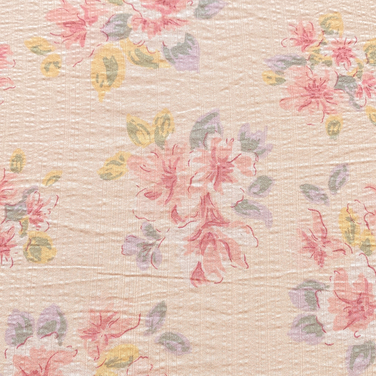 91家纺网 家纺一手货源 找家纺 眠势力 2025新款云感双层纱床笠三件套ins奶油风云感床垫保护套四季款 粉调花海