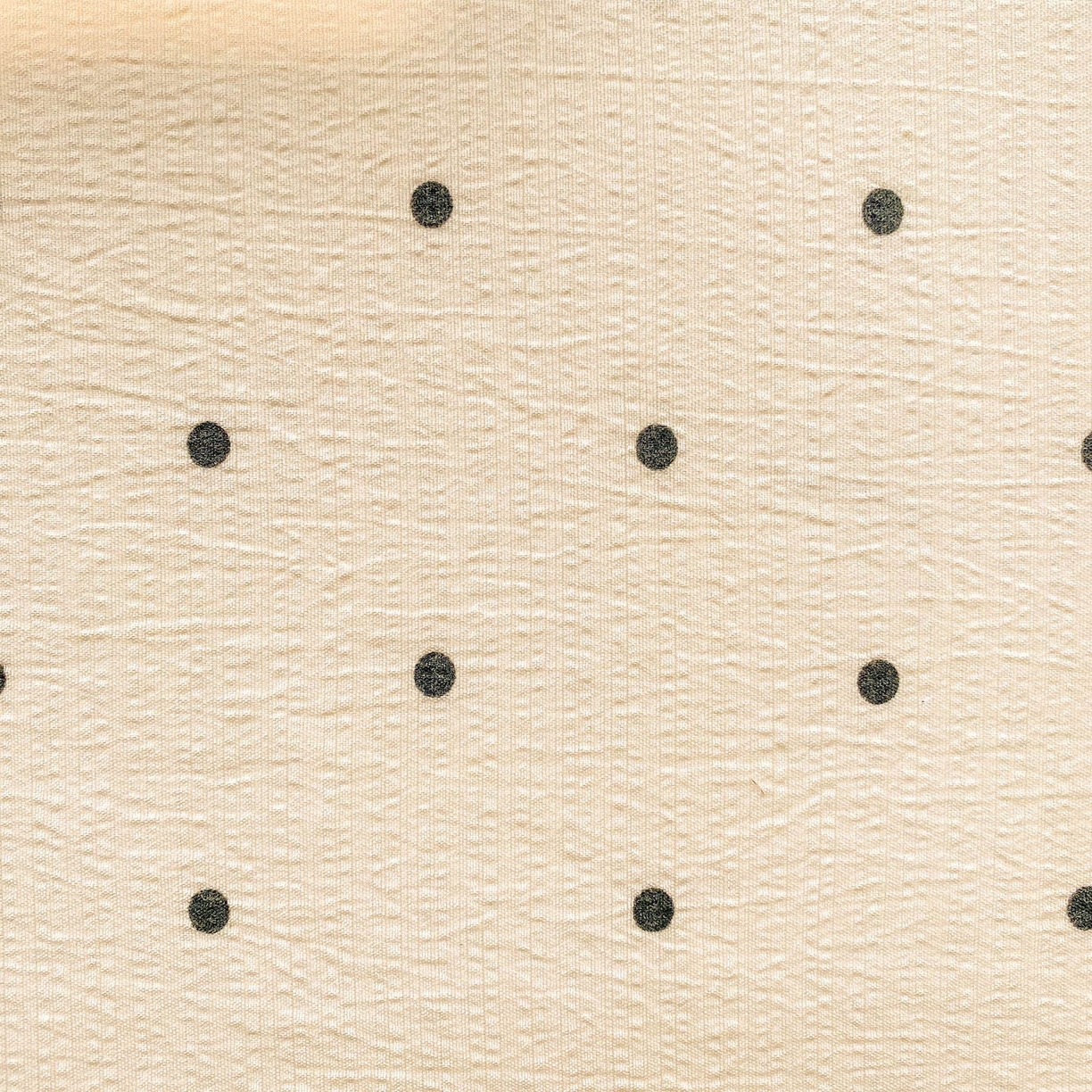 91家纺网 家纺一手货源 找家纺 眠势力 2025新款云感双层纱床笠三件套ins奶油风云感床垫保护套四季款 极简波点