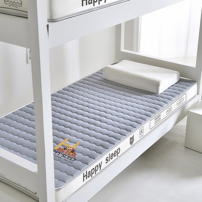 91家纺网 家纺一手货源 找家纺 顺发床垫 2025新款A类牛奶丝乳胶记忆海绵床垫 H熊--灰-5cm