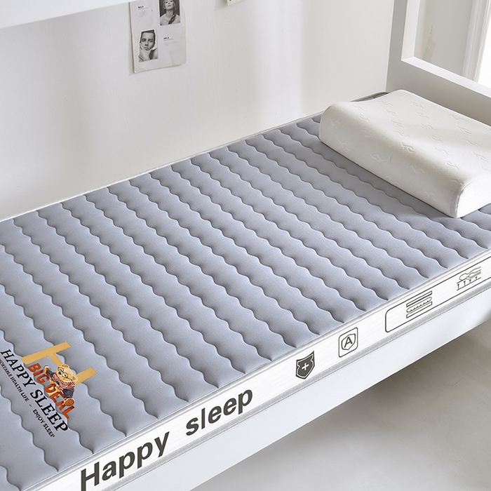 91家纺网 家纺一手货源 找家纺 顺发床垫 2025新款A类牛奶丝乳胶记忆海绵床垫 H熊--灰-5cm