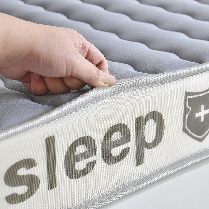 91家纺网 家纺一手货源 找家纺 顺发床垫 2025新款A类牛奶丝乳胶抗压棉床垫 H熊--灰-6cm