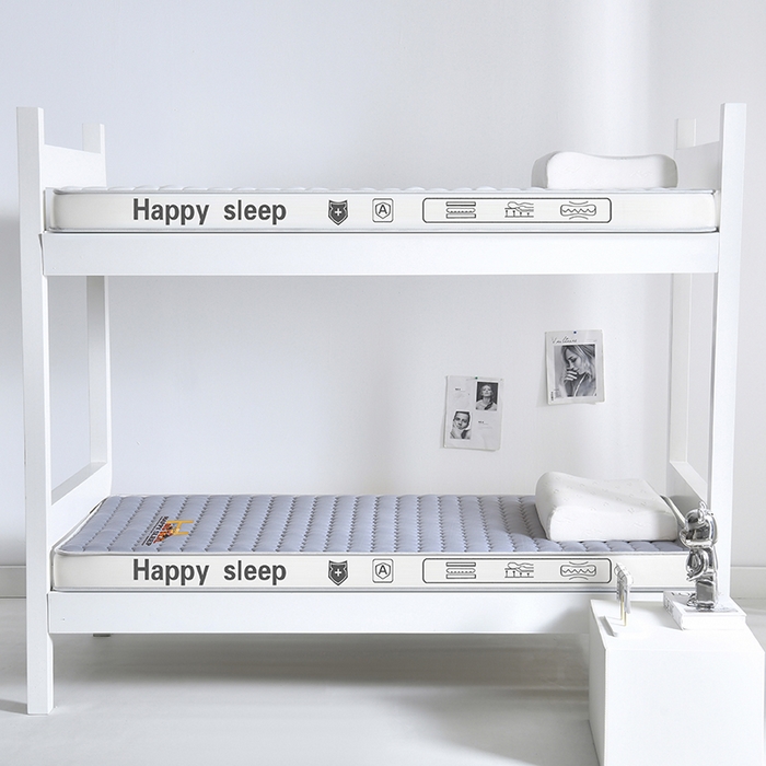 91家纺网 家纺一手货源 找家纺 顺发床垫 2025新款A类牛奶丝乳胶抗压棉床垫 H熊--灰-6cm