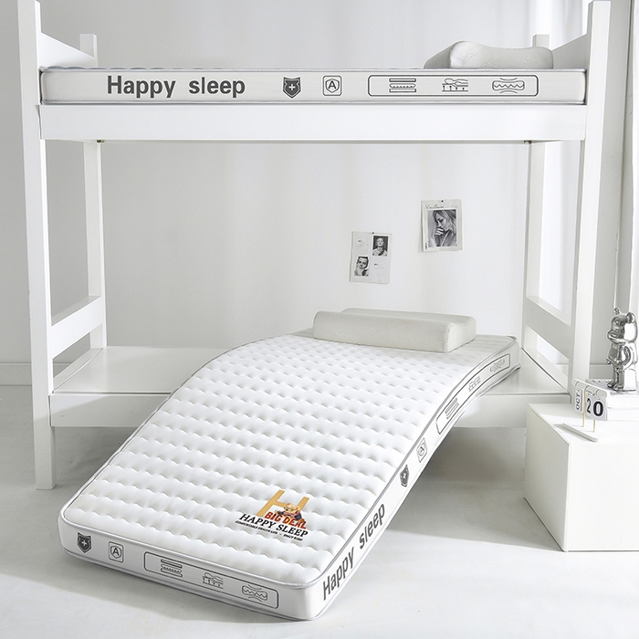 91家纺网 家纺一手货源 找家纺 （总）顺发床垫 2025新款A类牛奶丝乳胶抗压棉床垫-学生款