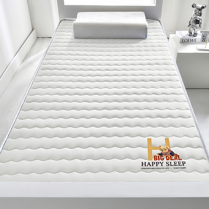 91家纺网 家纺一手货源 找家纺 （总）顺发床垫 2025新款A类牛奶丝乳胶抗压棉床垫-学生款