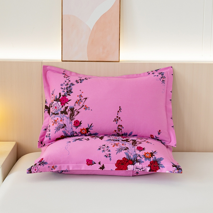 91家纺网 家纺一手货源 找家纺 （总）居美良品2025新款国民老式床单经典牡丹配套枕套