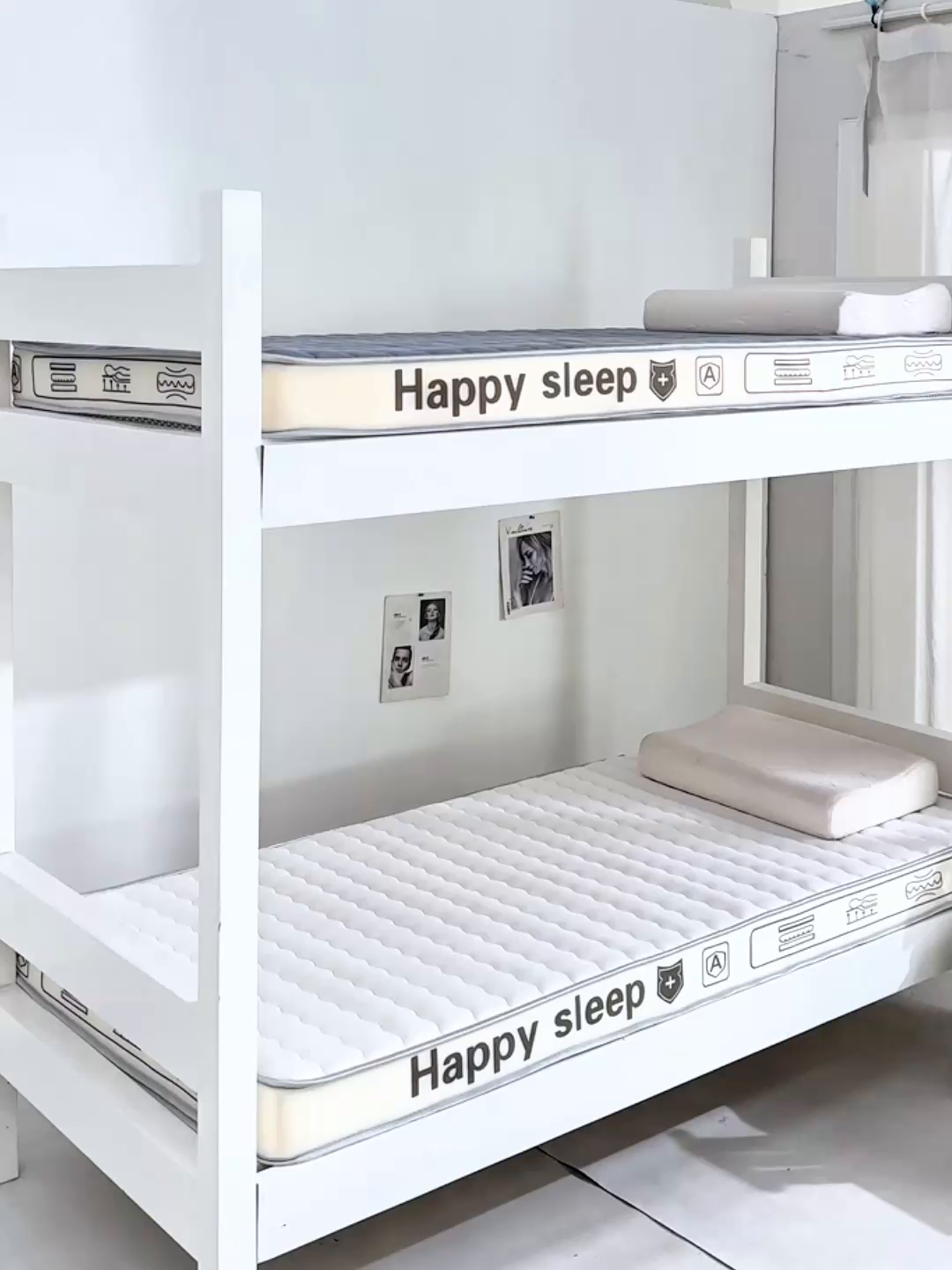 91家纺网 家纺一手货源 找家纺 （总）顺发床垫 2025新款A类牛奶丝乳胶抗压棉床垫-学生款