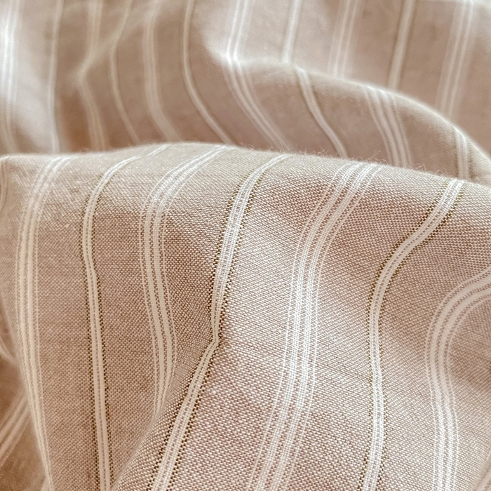 91家纺网 家纺一手货源 找家纺 恋人优选 2025新款全棉纯棉水洗棉(AB版)学生宿舍上下铺三件套-无标款 简希灰条