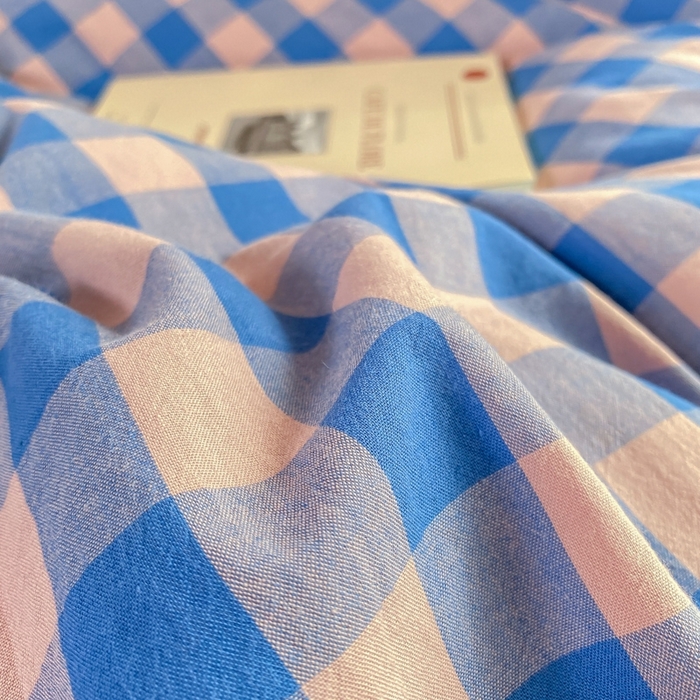 91家纺网 家纺一手货源 找家纺 恋人优选 2025新款全棉纯棉水洗棉(AB版)学生宿舍上下铺三件套-有标款 蓝玉格