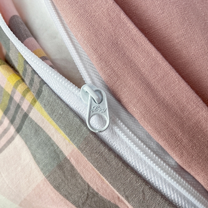 91家纺网 家纺一手货源 找家纺 恋人优选 2025新款全棉纯棉水洗棉(AB版)学生宿舍上下铺三件套-有标款 莫妮粉(脏粉)