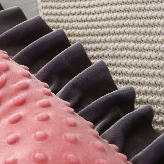 91家纺网 家纺一手货源 找家纺 永光家居 2025新款绒豆豆床头靠垫 韩版床上软包靠枕抱枕（不供多多） 绒豆豆-玉色