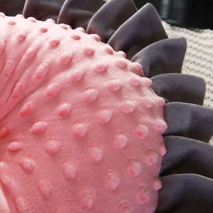 91家纺网 家纺一手货源 找家纺 永光家居 2025新款绒豆豆床头靠垫 韩版床上软包靠枕抱枕（不供多多） 绒豆豆-玉色