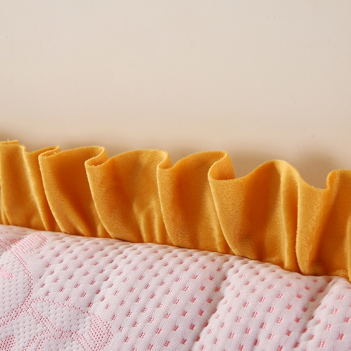 91家纺网 家纺一手货源 找家纺 永光家居 2025新款凉感韩版靠垫 床头靠枕抱枕软包榻榻米（不供多多） 粉色