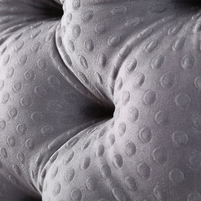 91家纺网 家纺一手货源 找家纺 永光家居 2025新款绒豆豆床头靠垫 韩版床上软包靠枕抱枕（不供多多） 绒豆豆-灰色