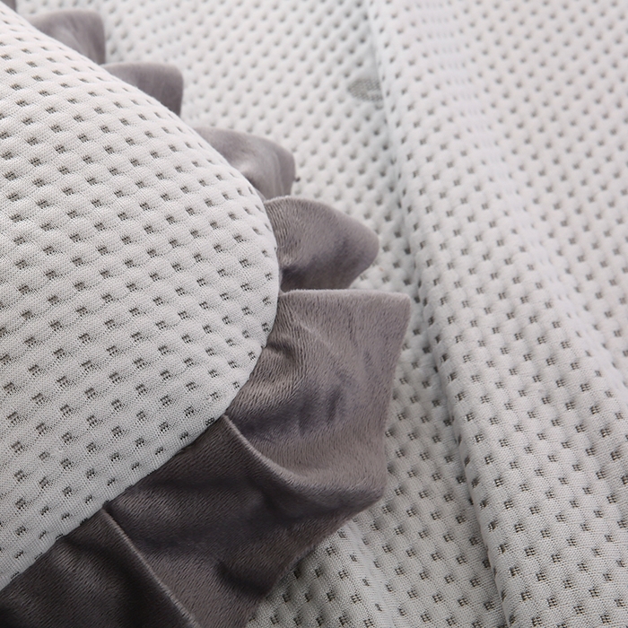 91家纺网 家纺一手货源 找家纺 永光家居 2025新款凉感韩版靠垫 床头靠枕抱枕软包榻榻米（不供多多） 灰色