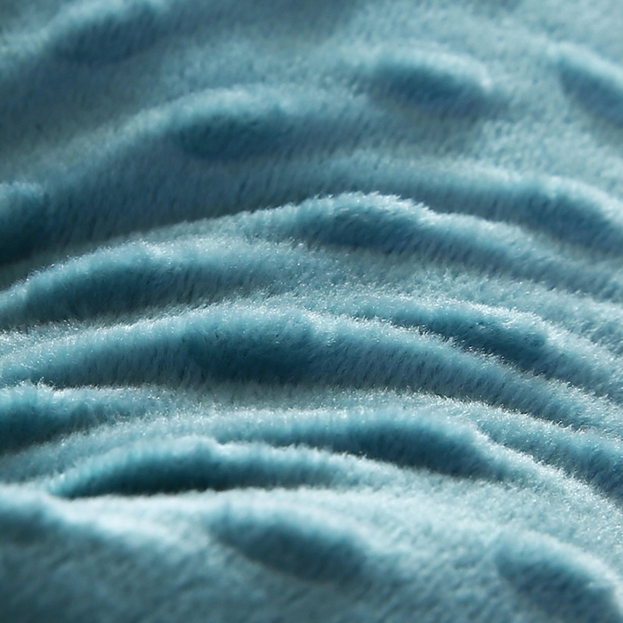 91家纺网 家纺一手货源 找家纺 永光家居 2025新款绒豆豆床头靠垫 韩版床上软包靠枕抱枕（不供多多） 绒豆豆-蓝色