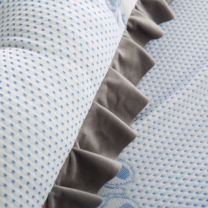 91家纺网 家纺一手货源 找家纺 永光家居 2025新款凉感韩版靠垫 床头靠枕抱枕软包榻榻米（不供多多） 蓝色