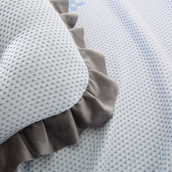 91家纺网 家纺一手货源 找家纺 永光家居 2025新款凉感韩版靠垫 床头靠枕抱枕软包榻榻米（不供多多） 蓝色