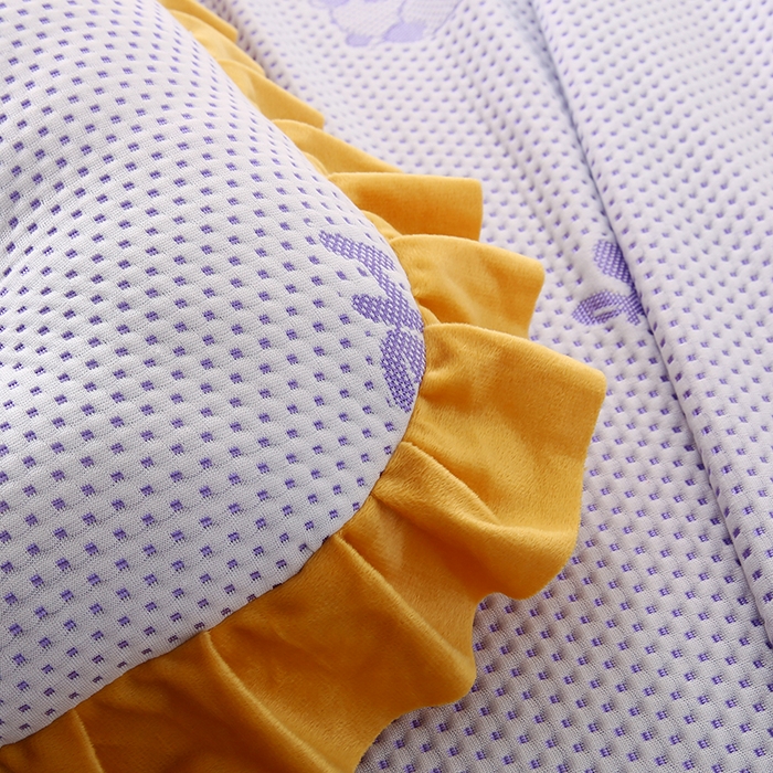 91家纺网 家纺一手货源 找家纺 永光家居 2025新款凉感韩版靠垫 床头靠枕抱枕软包榻榻米（不供多多） 紫色