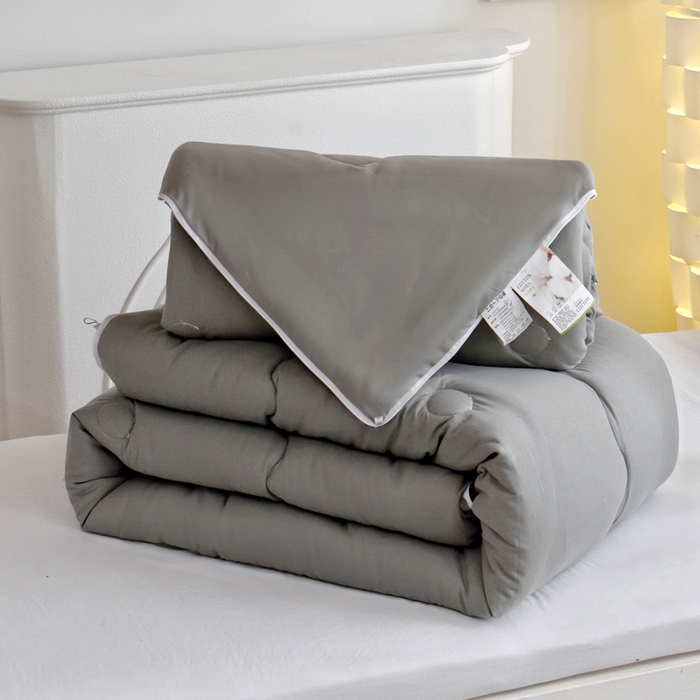 91家纺网 家纺一手货源 找家纺 （总）水妙家纺 2025新款学生上下铺拉链款二合一棉花子母被新疆棉花冬被被芯四季通用单被芯