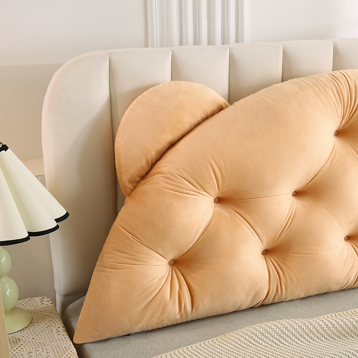 91家纺网 家纺一手货源 找家纺 （总）永光家居 2025新款熊耳朵靠枕 床头靠垫抱枕榻榻米软包 （专利款 不供多多）