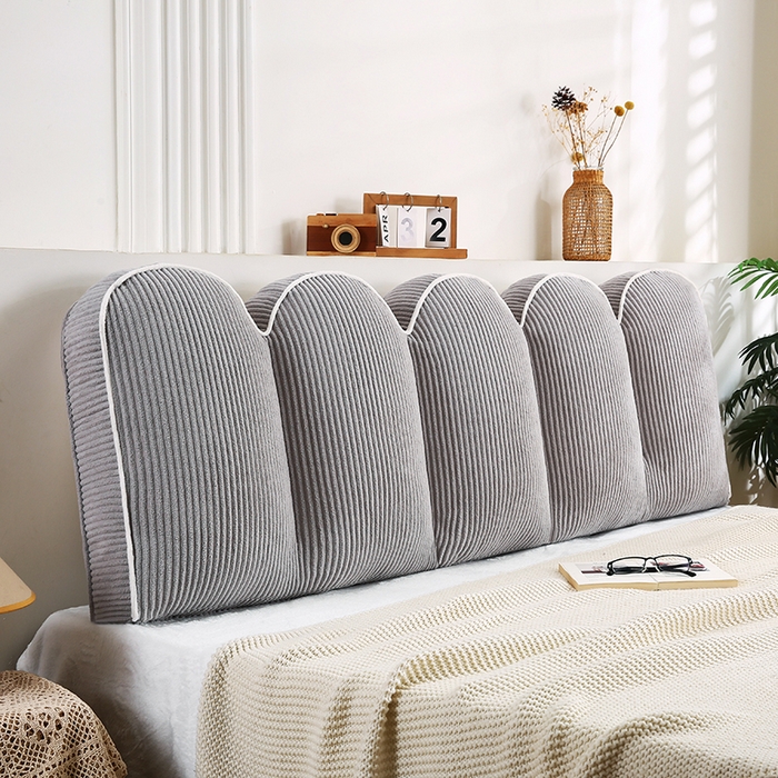 91家纺网 家纺一手货源 找家纺 （总）永光家居 2025灯芯绒花瓣靠枕 高端床头靠垫抱枕榻榻米软包（不供多多）