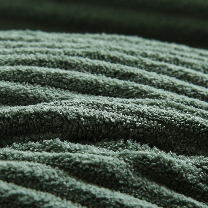 91家纺网 家纺一手货源 找家纺 永光家居 2025灯芯绒花瓣靠枕 高端床头靠垫抱枕榻榻米软包（不供多多） 花瓣-墨绿