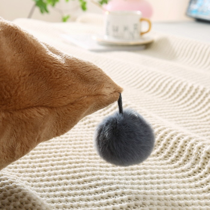 91家纺网 家纺一手货源 找家纺 永光家居 2025新款兔兔绒撸猫感靠背 床头靠垫抱枕床上软包（不供多多） 兔绒 浅棕