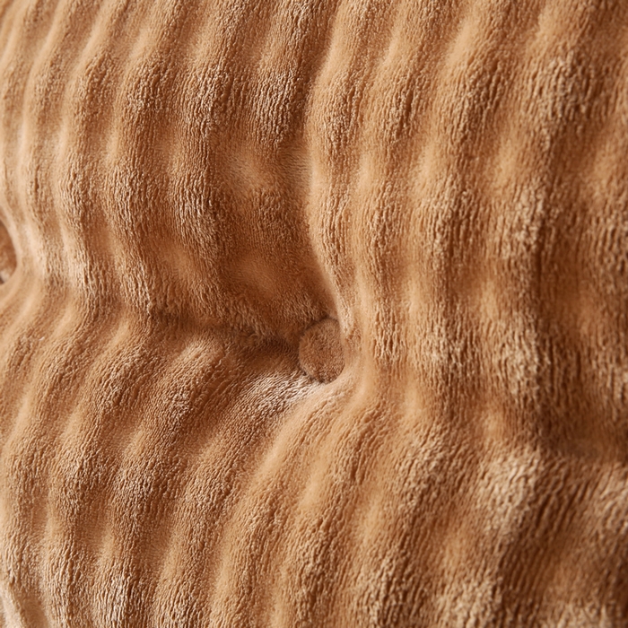 91家纺网 家纺一手货源 找家纺 永光家居 2025新款兔兔绒撸猫感靠背 床头靠垫抱枕床上软包（不供多多） 兔绒 浅棕