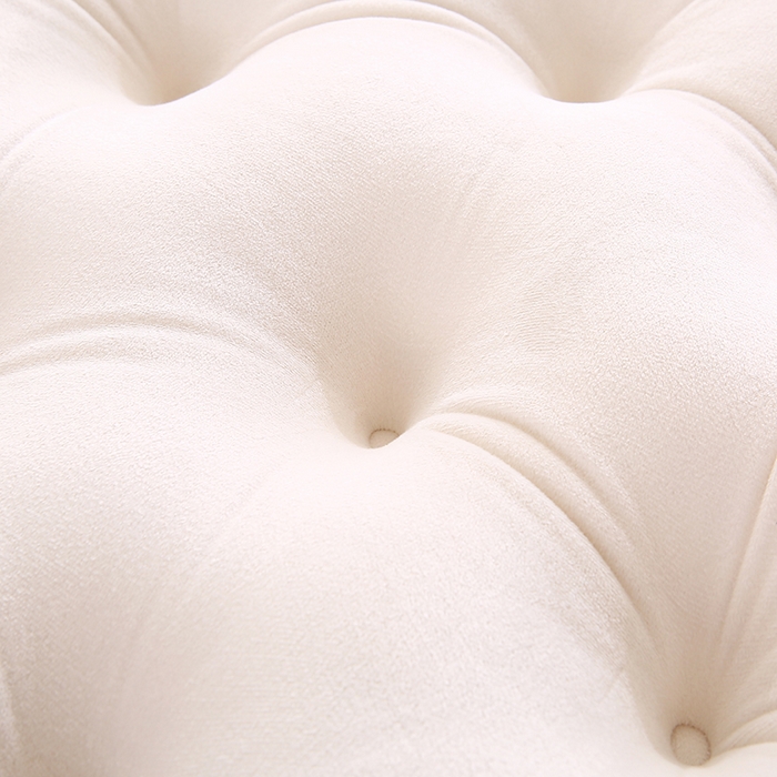 91家纺网 家纺一手货源 找家纺 永光家居 2025新款熊耳朵靠枕 床头靠垫抱枕榻榻米软包 （专利款 不供多多） 熊耳 白