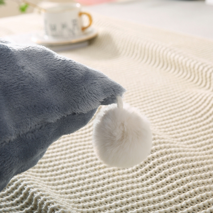 91家纺网 家纺一手货源 找家纺 永光家居 2025新款兔兔绒撸猫感靠背 床头靠垫抱枕床上软包（不供多多） 兔绒 浅灰